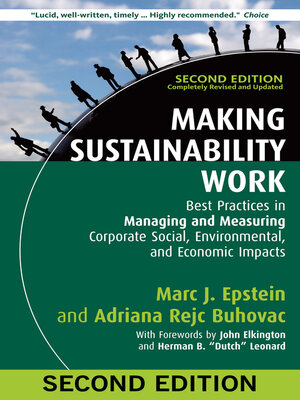 cover image of Making Sustainability Work